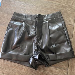 Leather Shorts